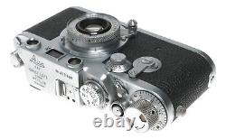 Leica IIIf RF 35mm film camera Leitz Elmar f=5cm 13,5 vintage self timer