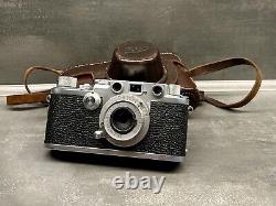 Leica IIIf viewfinder camera, SNr 649083, Red Scale, Leitz, Elmar 5cm f3.5 lens