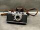 Leica IIIf viewfinder camera, SNr 649083, Red Scale, Leitz, Elmar 5cm f3.5 lens