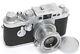 Leica IIIg 35mm RF camera chrome w. Leitz Elmar 2.8/5cm lens clean condition Sc