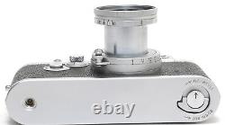 Leica IIIg 35mm RF camera chrome w. Leitz Elmar 2.8/5cm lens clean condition Sc