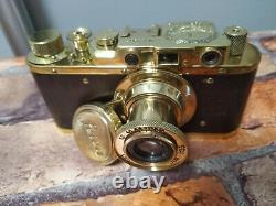 Leica K. Marine vintage camera 35 mm Leitz Elmar lens (copy fed) Ideal