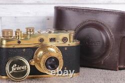 Leica. Kriegsmarine Camera lens Leitz Elmar Luxury Vintage (Zorki copi)