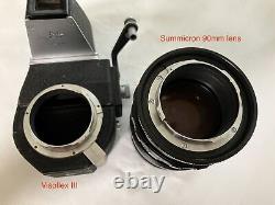 Leica LEITZ BLACK Elmar 65mm Summicron 90mm Lens Visoflex III M Digital Film