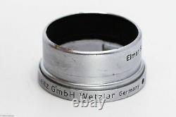 Leica Leitz 12510 FISON Chrome Lens Hood Shade 5cm/50mm Elmar + box