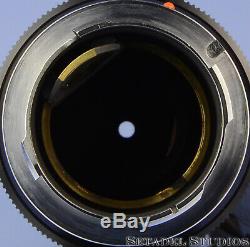 Leica Leitz 135mm Tele-elmar F4 11851 Black M Lens Ver 2 +12575 Hood +caps +case