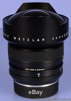 Leica Leitz 15mm Super-elmar-r F3.5 11213 3cam R Lens Pre Asph +caps Clean Nice