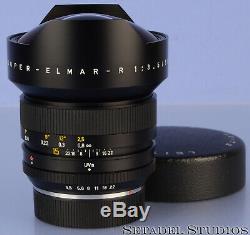 Leica Leitz 15mm Super-elmar-r F3.5 11213 3cam R Wide Angle Lens +caps Mint Rare