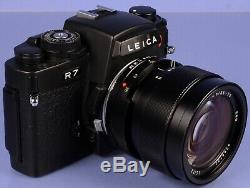Leica Leitz 35-70mm Vario-elmar-r 11244 F3.5 Black E60 3cam R Lens +caps Clean