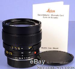 Leica Leitz 35-70mm Vario-elmar-r F3.5 3cam Black R E67 Germany Lens +caps +card