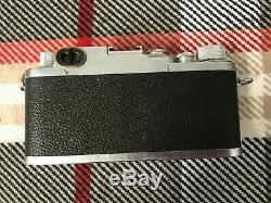 Leica Leitz 3C, IIIC Camera body and lens f 5CM Elmar S/N 418827 1946