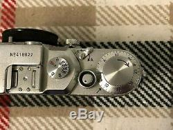 Leica Leitz 3C, IIIC Camera body and lens f 5CM Elmar S/N 418827 1946