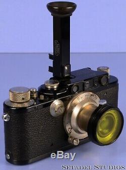 Leica Leitz 50mm Elmar F3.5 Sm Screw Mount Ltm Nickel Collapsible Lens +1 Filter