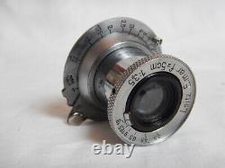 Leica Leitz 5cm f3.5 Elmar Rangefinder Wetzlar Lens Collapsible Screw Mount