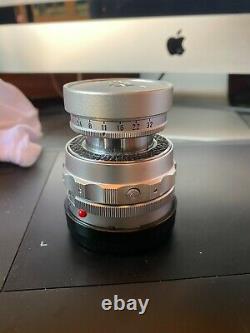 Leica Leitz 9-cm f4 Elmar COLLAPSIBLE, M mount lens in close to Mint Condition