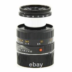 Leica Leitz 90mm F4 Macro-elmar-m Black Set 11633 #3275