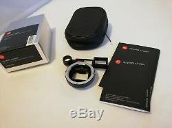 Leica Leitz 90mm F4 Macro-elmar-m E39 + Macro-adapter-m 14409 + Hood