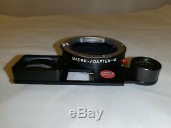 Leica Leitz 90mm F4 Macro-elmar-m E39 + Macro-adapter-m 14409 + Hood