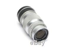 Leica Leitz 9cm f4 Elmar Screwmount M39 Rangefinder Lens, Chrome 27768