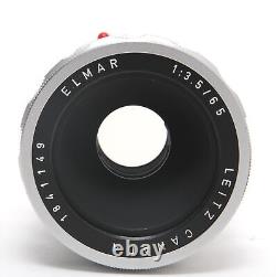 Leica Leitz Canada Elmar 3.5/65 mm Chrome for Visoflex