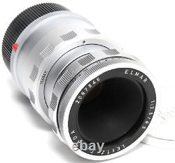 Leica Leitz Canada Elmar 3.5/65 mm chrome lens with OTZFO 16464K