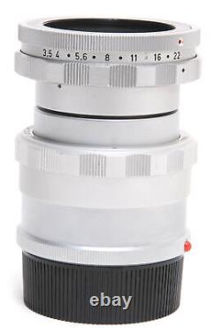 Leica Leitz Canada Elmar 3.5/65 mm chrome lens with OTZFO 16464K