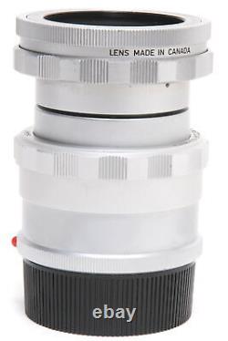 Leica Leitz Canada Elmar 3.5/65mm chrome lens with OTZFO 16464K