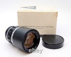 Leica Leitz Canada Telyt 200mm F4 Visoflex Lens, Boxed UK Dealer