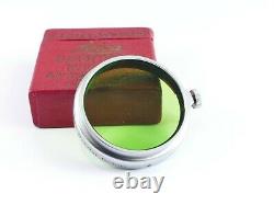 Leica Leitz E36 Figro Green Filter 36mm Clamp On For Elmar Hektor Lenses Zz8