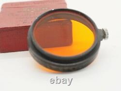Leica Leitz E36 Figro Rh Orange Filter 36mm Clamp On For Elmar Hektor Lensesl95
