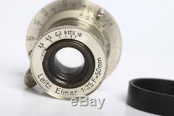 Leica Leitz ELMAR 3,5/50 Nickel Leica M39 Gewinde Screw Mount