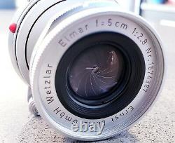 Leica Leitz ELMAR-M 5cm 50mm f2.8 Collapsible M Mount Lens MINT