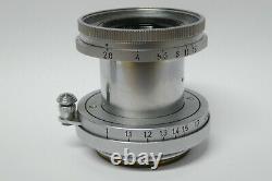 Leica / Leitz Elmar 2,8 / 5 cm Objektiv Leica M39 gebraucht 1494547