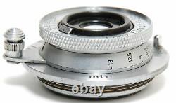 Leica Leitz Elmar 3,5/3,5cm Screw Mount M39 chrome clean glass