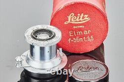 Leica/Leitz Elmar 3.5/5cm no. 502041 near-mint caps box CE11347