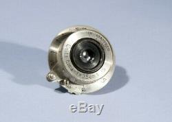 Leica Leitz Elmar 3.5cm 35mm f/3.5 Prime Lens Nickel Version 39mm Screw L39