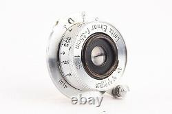 Leica Leitz Elmar 3.5cm 35mm f/3.5 Wide Angle Lens M39 with Caps Very Rare V12