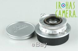 Leica Leitz Elmar 35mm F/3.5 Lens for Leica L39 #25602 C1