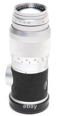 Leica Leitz Elmar 4/135 mm lens with caps