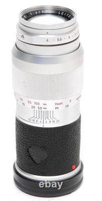 Leica Leitz Elmar 4/135 mm lens with caps