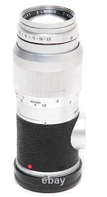 Leica Leitz Elmar 4/135 mm lens with caps