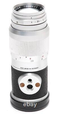 Leica Leitz Elmar 4/135 mm lens with caps