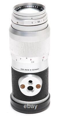 Leica Leitz Elmar 4/135mm lens with caps