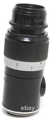 Leica Leitz Elmar 4,5/13,5cm lens Black/Chrome M39 Screw Mount Glass Needs Cle