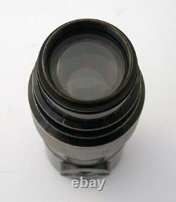 Leica Leitz Elmar 4.5/135 135 mm F4.5 Black Paint Nickel M39 LTM Rare NO Number