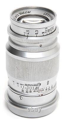 Leica Leitz Elmar 4/9 cm All Chrome Version 1949 Very Rare