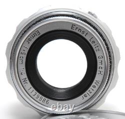 Leica Leitz Elmar 4/9 cm collapsible silver lens