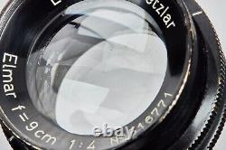 Leica Leitz Elmar 4/9cm Black/Chrome M39 Ltm CE11245