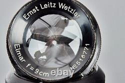 Leica Leitz Elmar 4/9cm Black/Chrome M39 Ltm CE11245