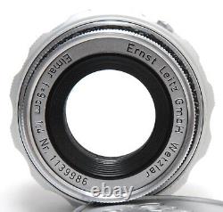 Leica Leitz Elmar 4/9cm Collapsible Silver Lens